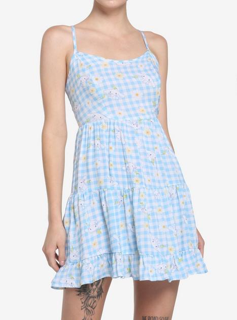 Cinnamoroll Gingham Tiered Dress | Hot Topic