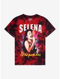 Selena No Me Queda Mas Red Tie-Dye Girls T-Shirt, MULTI, hi-res