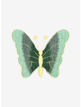 Green & Gold Butterfly Patch, , hi-res