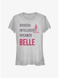 Disney Beauty And The Beast Belle List Girls T-Shirt, ATH HTR, hi-res