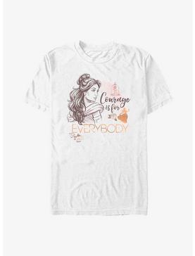 Disney Beauty And The Beast Courage Is For Everybody T-Shirt, WHITE, hi-res