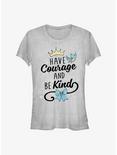 Disney Cinderella Have Courage And Be Kind Doodle Girls T-Shirt, ATH HTR, hi-res
