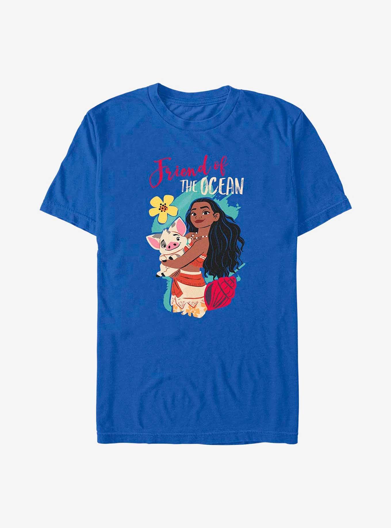 Disney Moana Friend Of The Ocean T-Shirt, ROYAL, hi-res