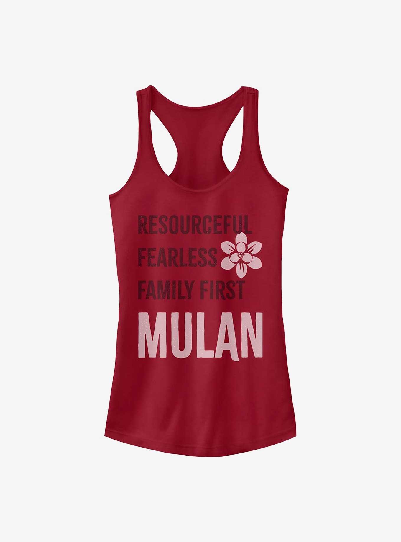 Disney Mulan Mulan List Girls Tank, SCARLET, hi-res