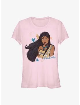 Disney Pocahontas Sketch Girls T-Shirt, , hi-res