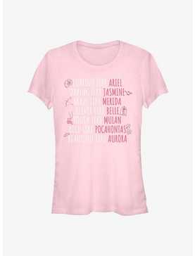 Disney Princess Character Traits Girls T-Shirt, , hi-res