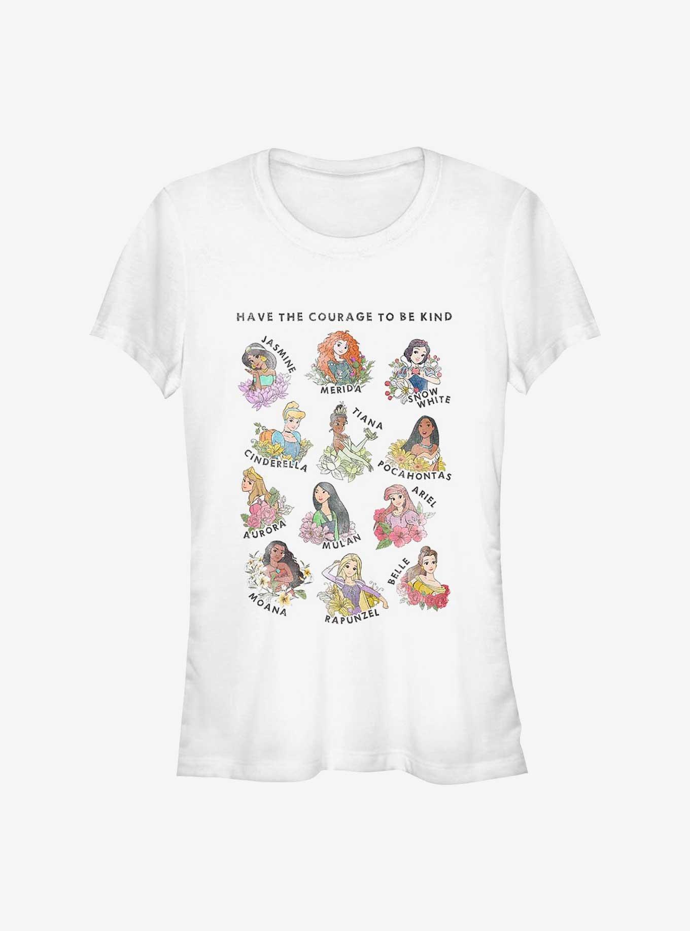 Disney Princess Hand Drawn Textbook Girls T-Shirt, , hi-res