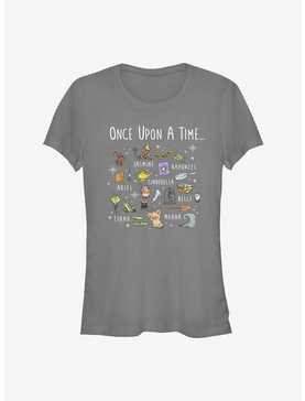 Disney Princess Once Upon A Time Girls T-Shirt, CHARCOAL, hi-res
