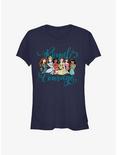 Disney Princess Royal Courage Girls T-Shirt, NAVY, hi-res