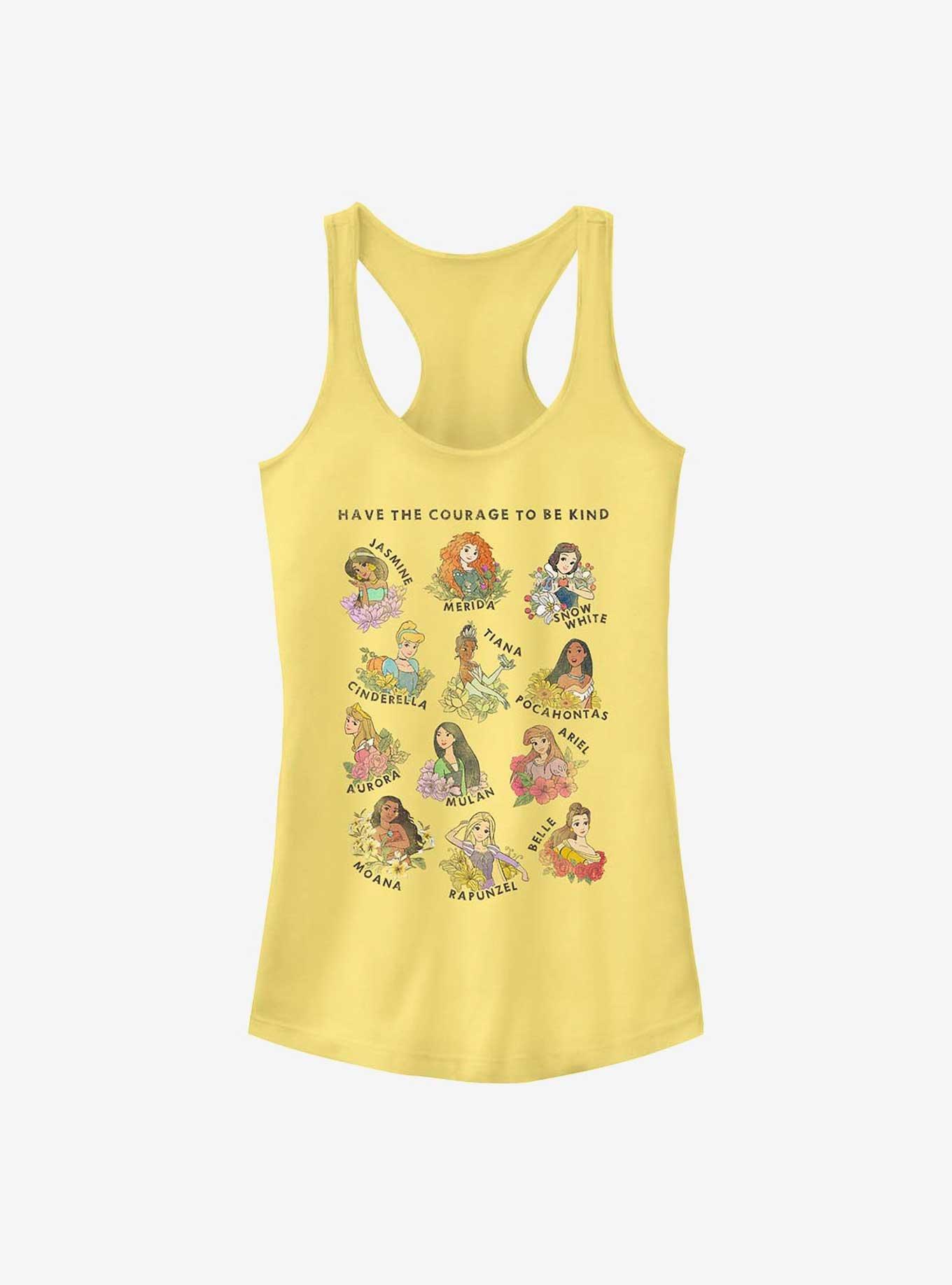 Disney Princess Hand Drawn Textbook Girls Tank Top, , hi-res