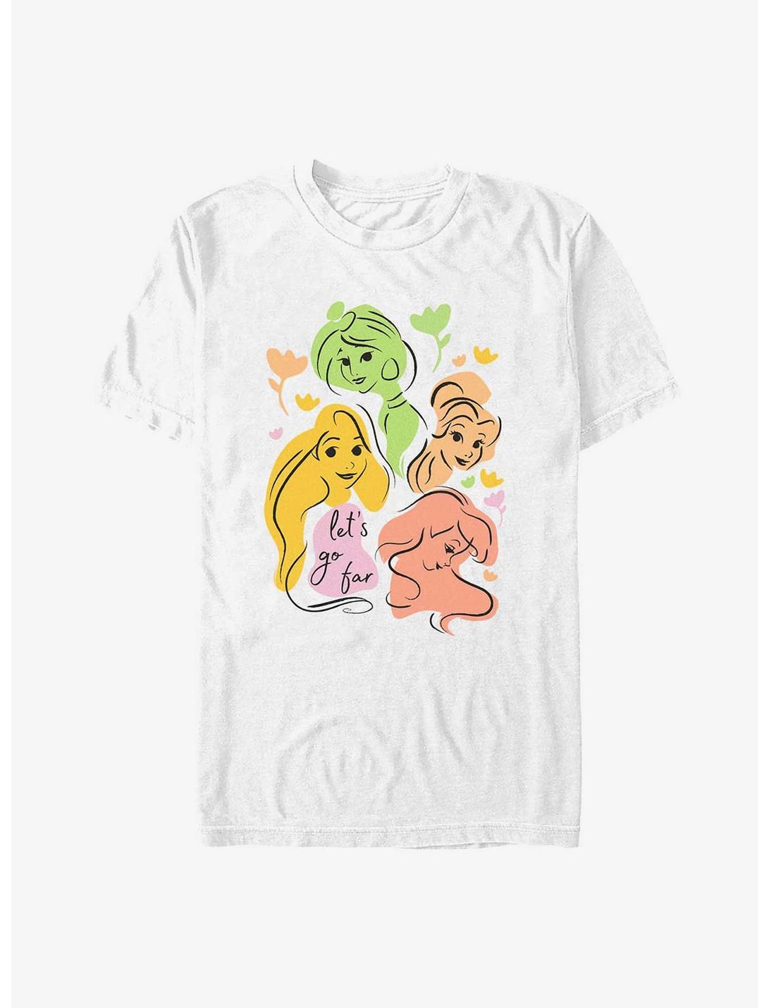 Disney Princess Abstract Princesses T-Shirt, WHITE, hi-res