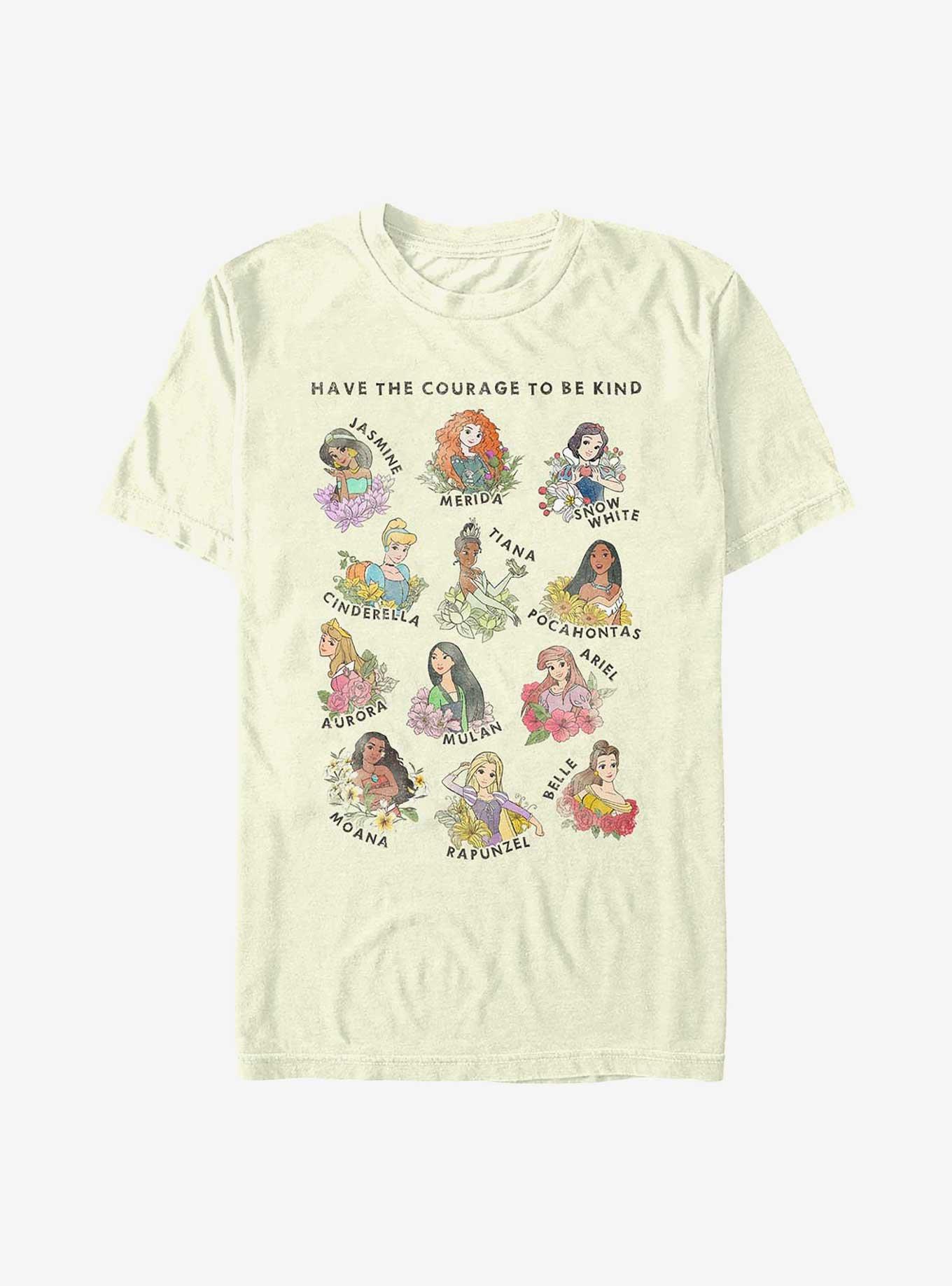 Disney Princess Handdrawn Textbook T-Shirt, NATURAL, hi-res