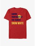 Disney Snow White List T-Shirt, RED, hi-res