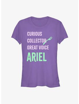 Disney The Little Mermaid Ariel List Girls T-Shirt, , hi-res