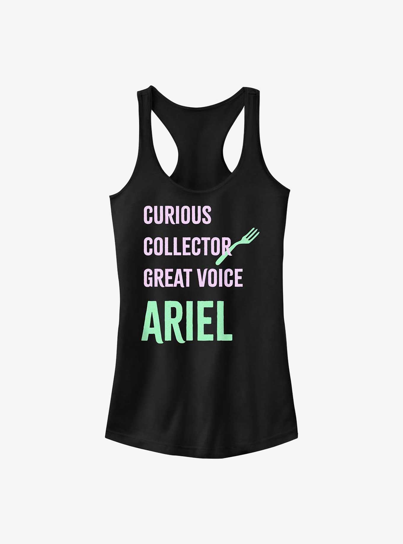 Disney The Little Mermaid Ariel List Girls Tank, BLACK, hi-res