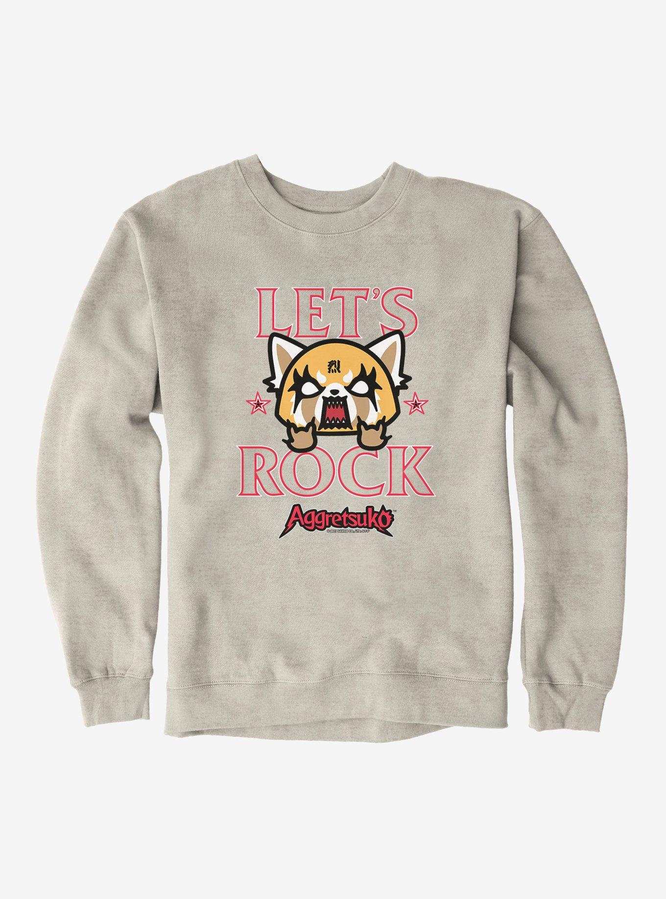 Aggretsuko Let's Rock Sweatshirt, , hi-res