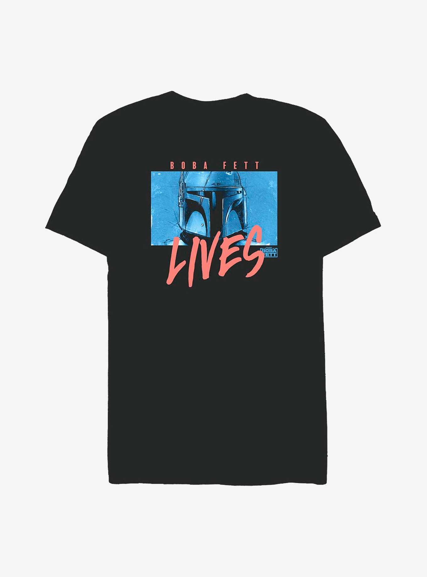 Star Wars The Book Of Boba Fett Boba Lives T-Shirt