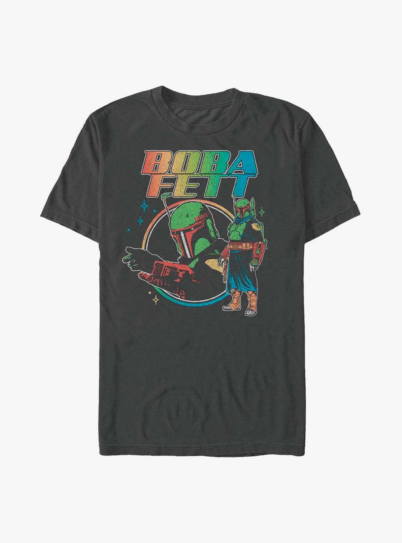 Star Wars The Book Of Boba Fett Bright Boba T-Shirt, CHARCOAL, hi-res