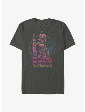 Star Wars The Book Of Boba Fett Neon Boba T-Shirt, , hi-res
