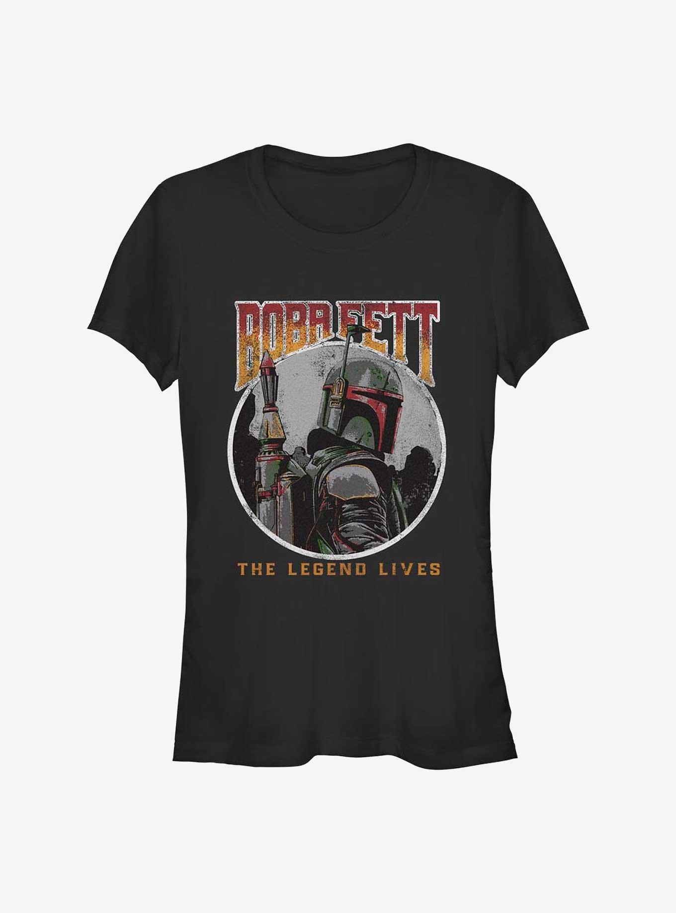 Star Wars The Book Of Boba Fett Palehorse Outlaw Girls T-Shirt