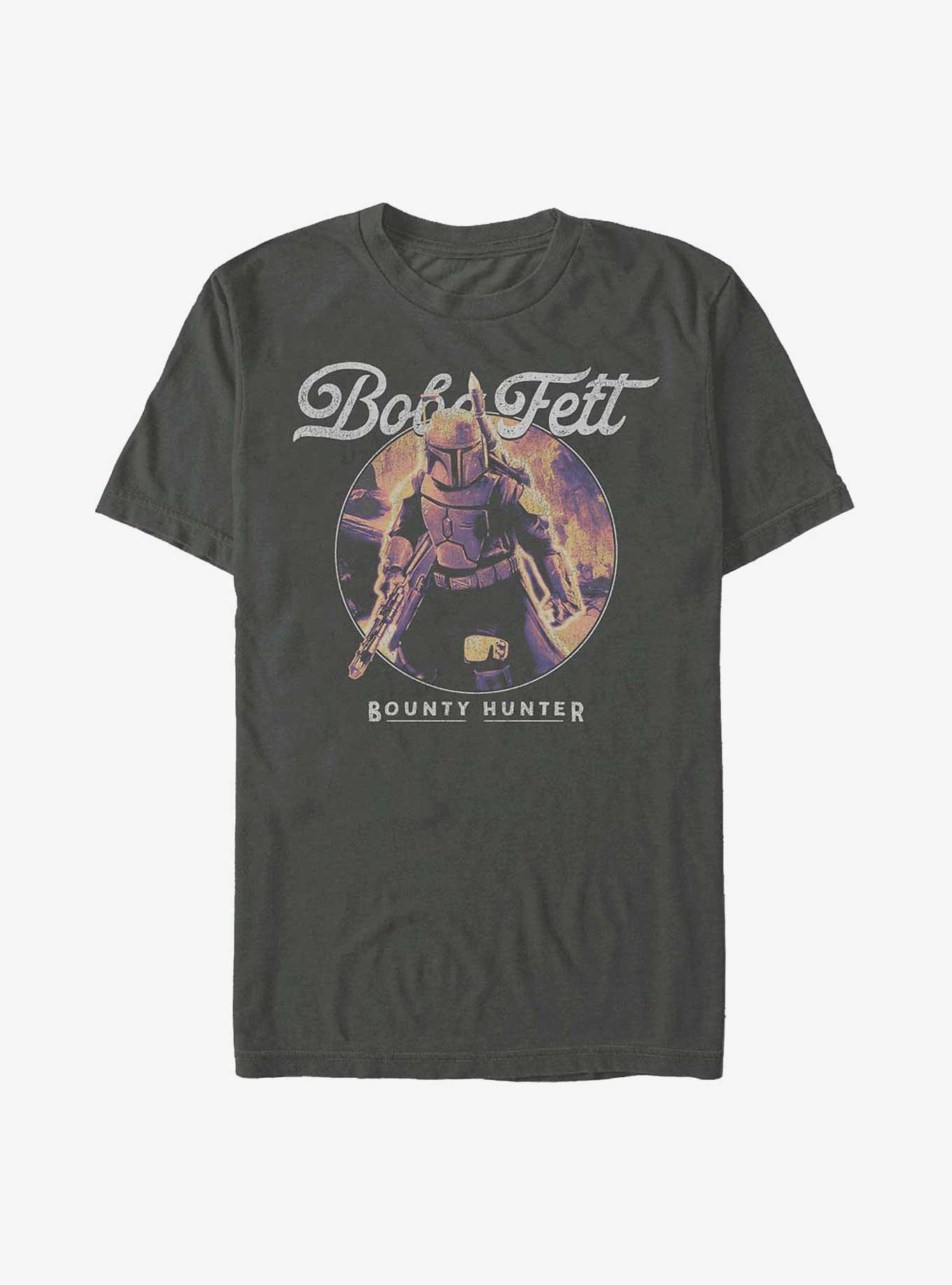 Star Wars The Book Of Boba Fett Thermal Boba T-Shirt, CHARCOAL, hi-res