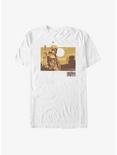 Star Wars: The Book Of Boba Fett Boba Fett Landscape T-Shirt, WHITE, hi-res