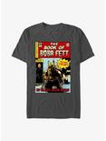 Star Wars: The Book Of Boba Fett Comic Book Cover T-Shirt, CHARCOAL, hi-res