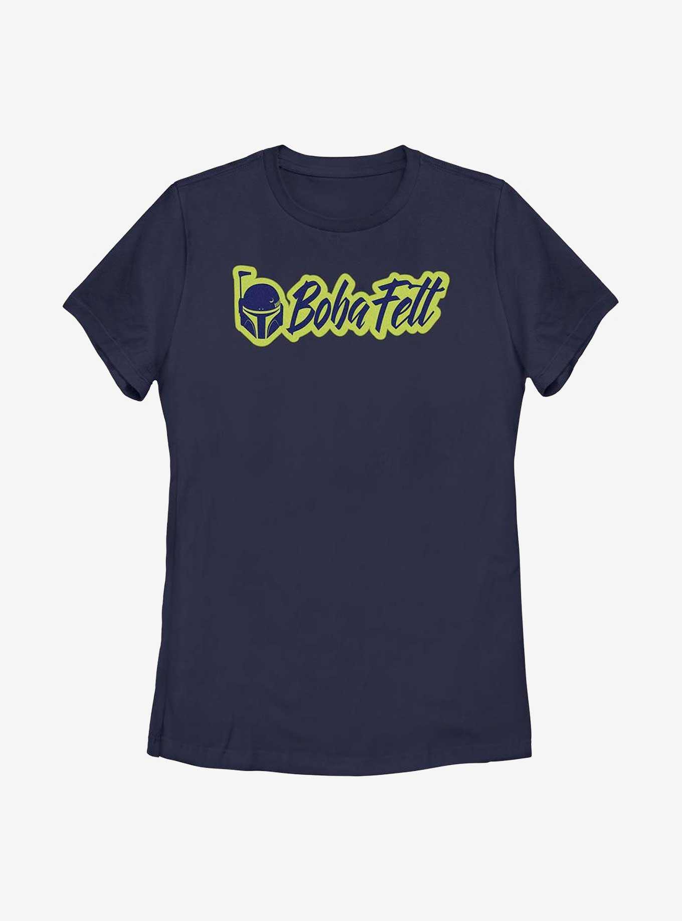 Star Wars: The Book Of Boba Fett Calligraphy Logo Womens T-Shirt, , hi-res