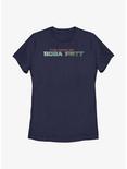 Star Wars: The Book Of Boba Fett Text Logo Womens T-Shirt, BLACK, hi-res