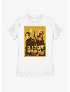 Star Wars: The Book Of Boba Fett Fennec & Boba Fett Galactic Outlaws Womens T-Shirt, , hi-res