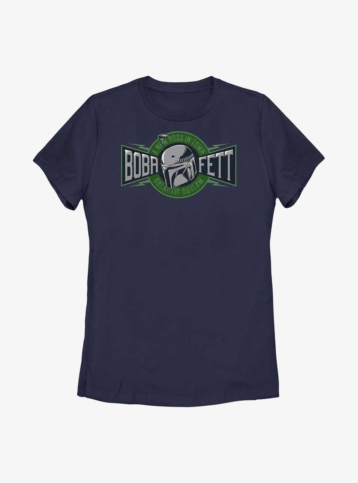 Star Wars: The Book Of Boba Fett New Boss In Town Womens T-Shirt