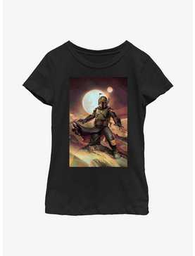 Star Wars: The Book Of Boba Fett Painting Youth Girls T-Shirt, , hi-res