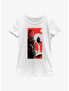 Star Wars: The Book Of Boba Fett Fennec & Boba Fett Poster Youth Girls T-Shirt, , hi-res