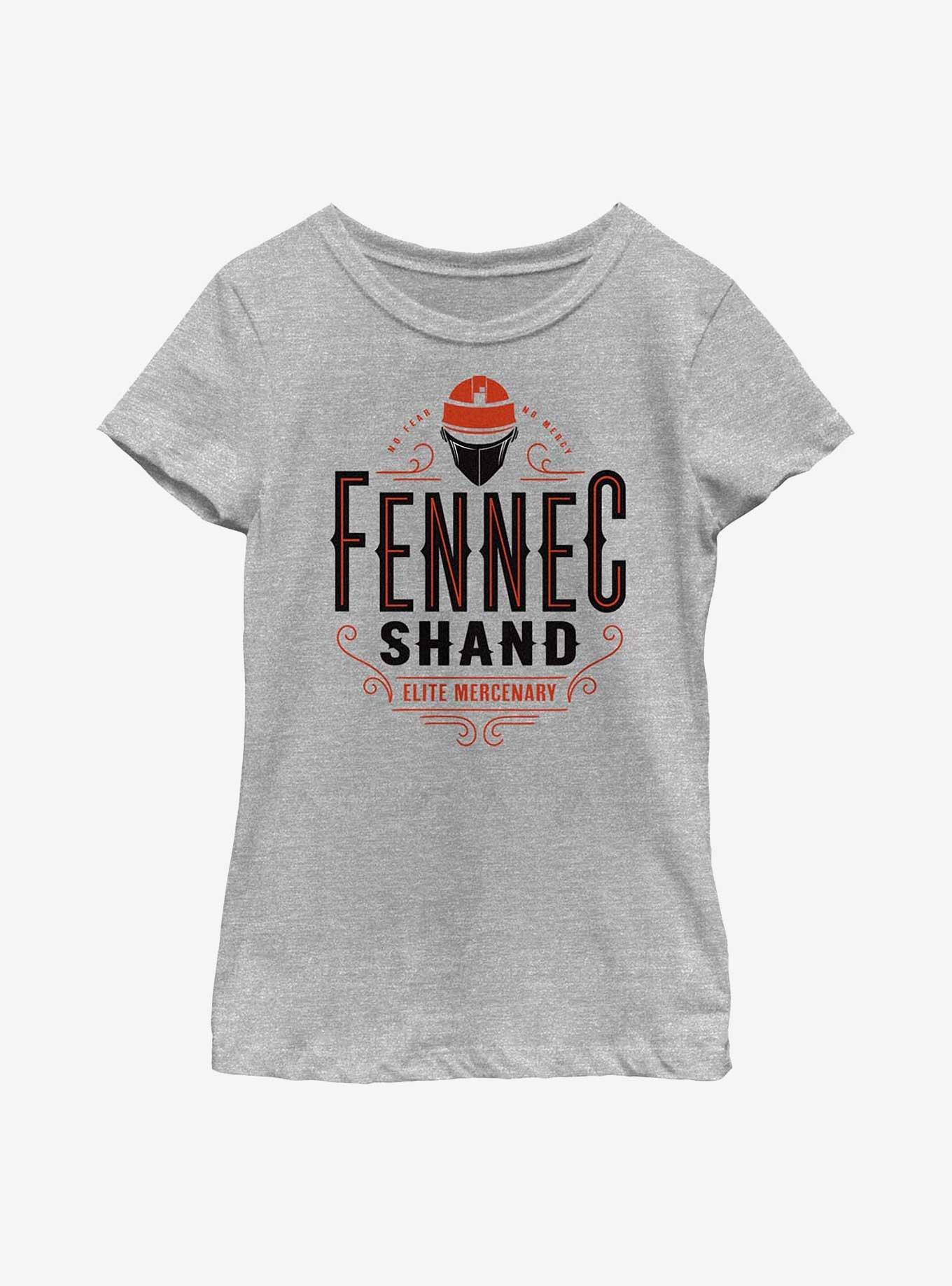 Star Wars: The Book Of Boba Fett Fennec Shand Elite Mercenary Youth Girls T-Shirt, , hi-res