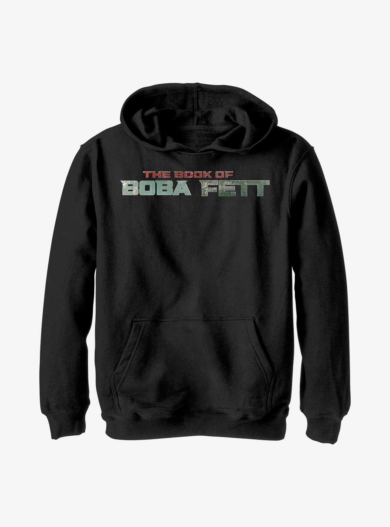Star Wars: The Book Of Boba Fett Text Logo Youth Hoodie, , hi-res