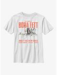 Star Wars: The Book Of Boba Fett Fennec & Boba Fett Flyer Youth T-Shirt, WHITE, hi-res
