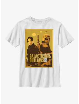 Star Wars: The Book Of Boba Fett Fennec & Boba Fett Galactic Outlaws Youth T-Shirt, , hi-res