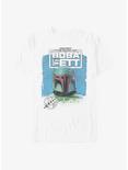 Star Wars: The Book Of Boba Fett Boba Sketch T-Shirt, WHITE, hi-res
