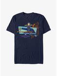 Star Wars: The Book Of Boba Fett Firespray Blueprint T-Shirt, NAVY, hi-res