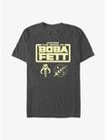 Star Wars: The Book Of Boba Fett Armor Logos T-Shirt, CHARCOAL, hi-res