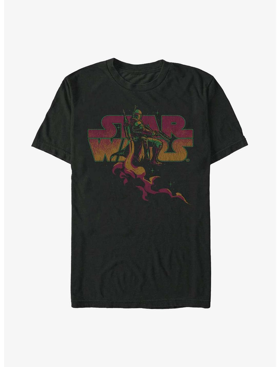 Star Wars: The Book Of Boba Fett Logo Boba Fett T-Shirt, BLACK, hi-res