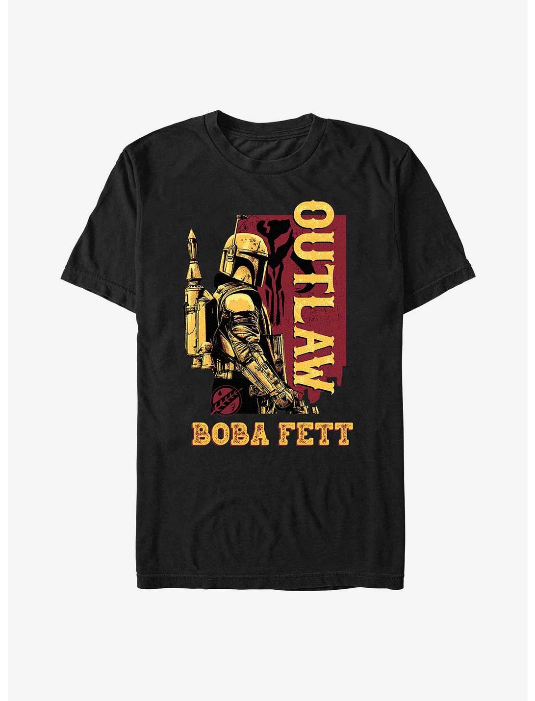 Star Wars: The Book Of Boba Fett Outlaw Boba Fett T-Shirt, BLACK, hi-res