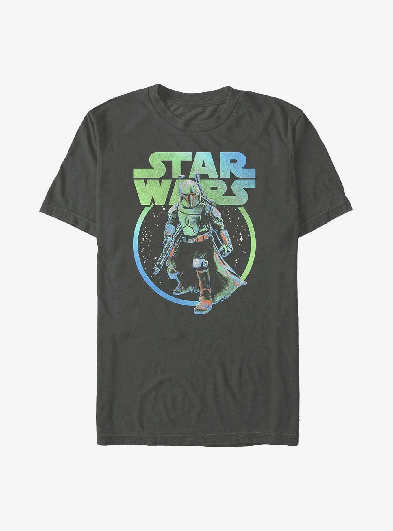 Star Wars: The Book Of Boba Fett Rainbow Boba Fett T-Shirt, , hi-res