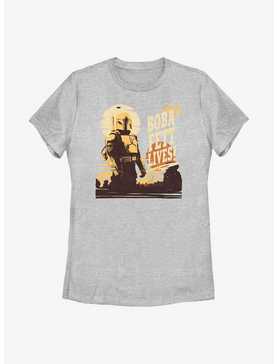 Star Wars: The Book Of Boba Fett Boba Fett Lives! Womens T-Shirt, , hi-res