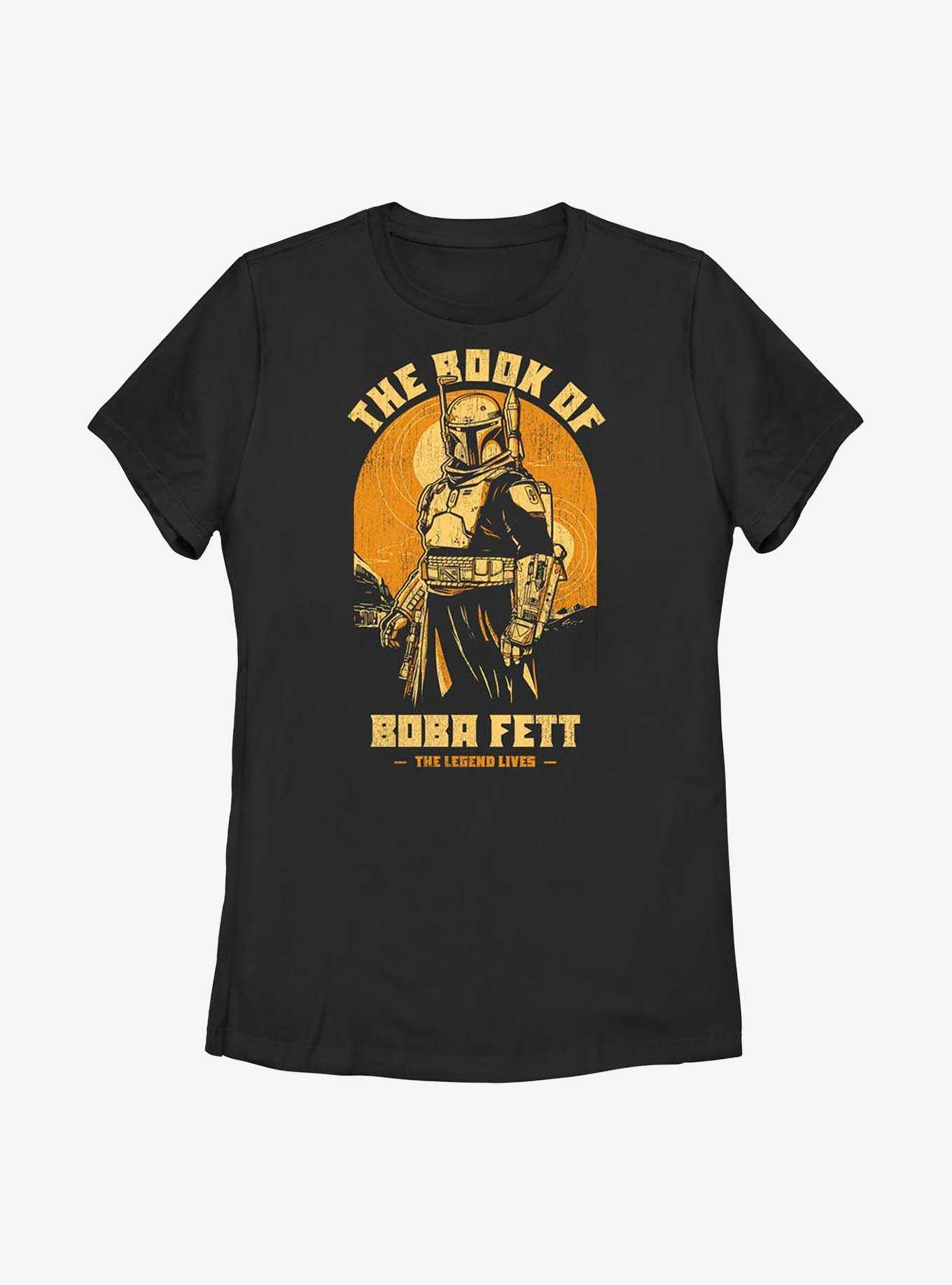 Star Wars: The Book Of Boba Fett Legend Lives Boba Fett Womens T-Shirt, , hi-res