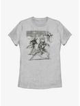 Star Wars: The Book Of Boba Fett Fennec & Boba New Outlaw Overlords Womens T-Shirt, ATH HTR, hi-res
