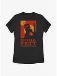 Star Wars: The Book Of Boba Fett Posterized Legend Womens T-Shirt, BLACK, hi-res