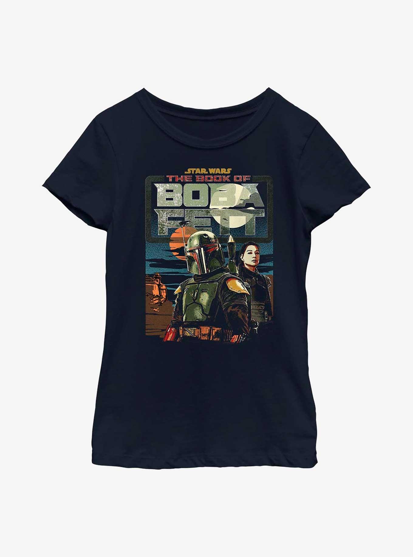 Star Wars: The Book Of Boba Fett Bounty Hunter Buddies Youth Girls T-Shirt, , hi-res