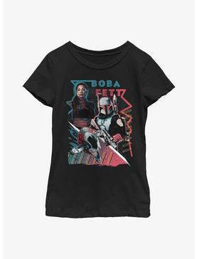 Star Wars: The Book Of Boba Fett Retro Outlaws Youth Girls T-Shirt, , hi-res
