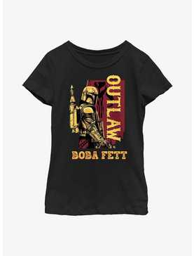 Star Wars: The Book Of Boba Fett Outlaw Boba Fett Youth Girls T-Shirt, , hi-res